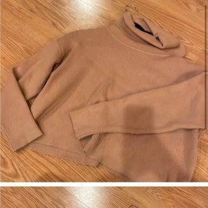Turtleneck tan sweater
